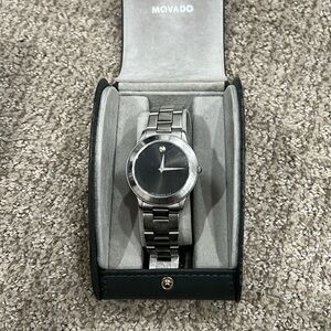 Vintage Movado Museum Mens Swiss Watch Stainless Steel 84.C2.862.2